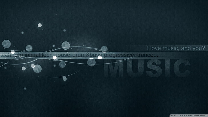 music text overlay, quote, HD wallpaper