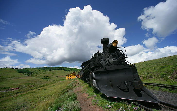Dampflokomotive, HD-Hintergrundbild