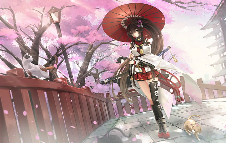 Anime, Anime Mädchen, Yamato (KanColle), Kantai Collection, HD-Hintergrundbild