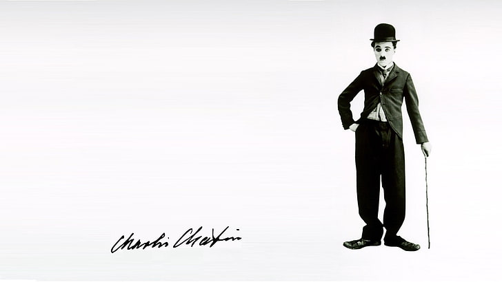 Charlie Chaplin illustration, comedian, Charlie Chaplin, Comedy, HD wallpaper
