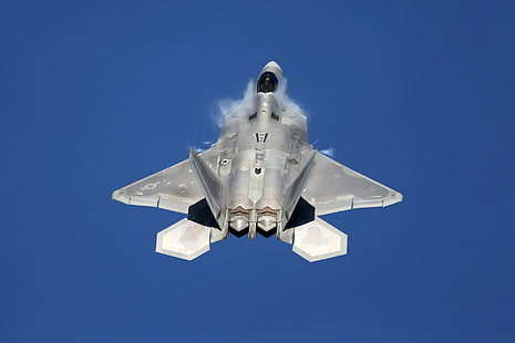 Düsenjäger, Lockheed Martin F-22 Raptor, Flugzeuge, Düsenjäger, Kampfflugzeug, HD-Hintergrundbild HD wallpaper