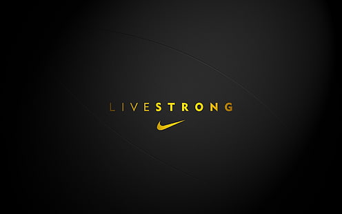 Logo Nike, Nike, livestrong, Tapety HD HD wallpaper