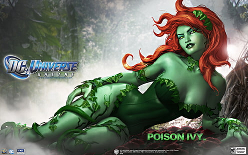 Poison Ivy HD, พิษไอวี่จักรวาล dc, การ์ตูน, ยาพิษ, ไอวี่, วอลล์เปเปอร์ HD HD wallpaper