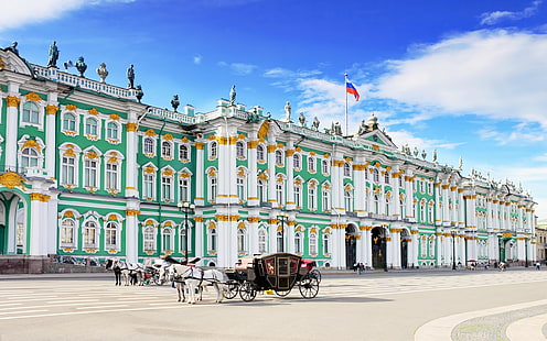Зимний дворец Санкт-Петербург, HD обои HD wallpaper