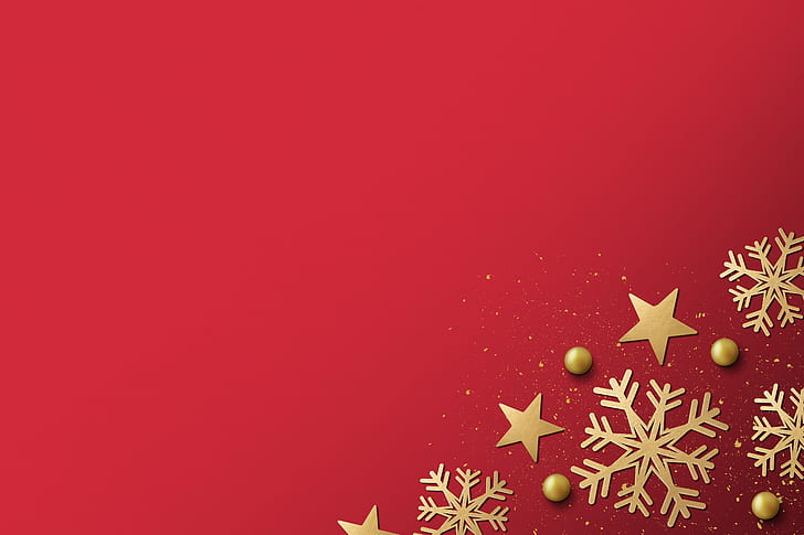 冬、雪、赤、背景、黄金、黒、クリスマス、 HDデスクトップの壁紙