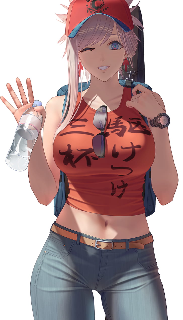 Anime Girls, einfacher Hintergrund, Miyamoto Musashi (Schicksal / Großauftrag), HD-Hintergrundbild, Handy-Hintergrundbild