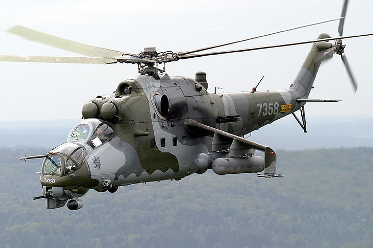 mi 24 hind, helicopters, military, HD wallpaper