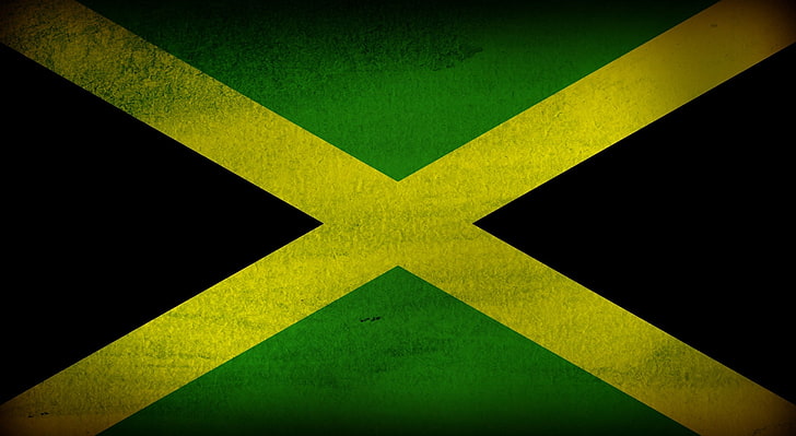 Jamaican Flag, flag of Jamaica, Artistic, Grunge, Flag, Flags, jamaica, jamaican, HD wallpaper