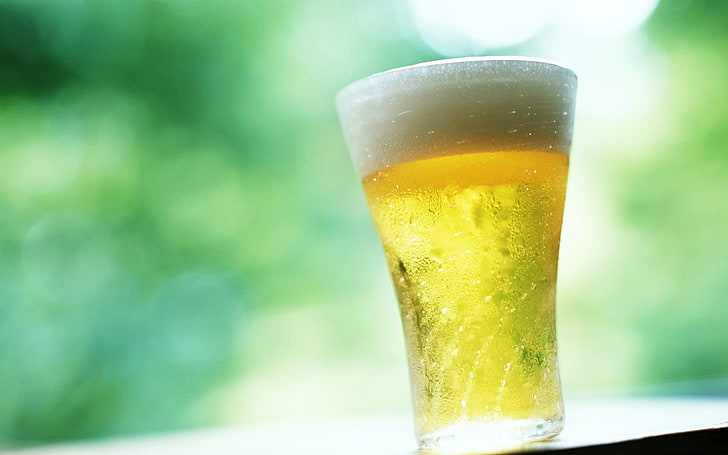 bier, kalt, glas, tapete, HD-Hintergrundbild