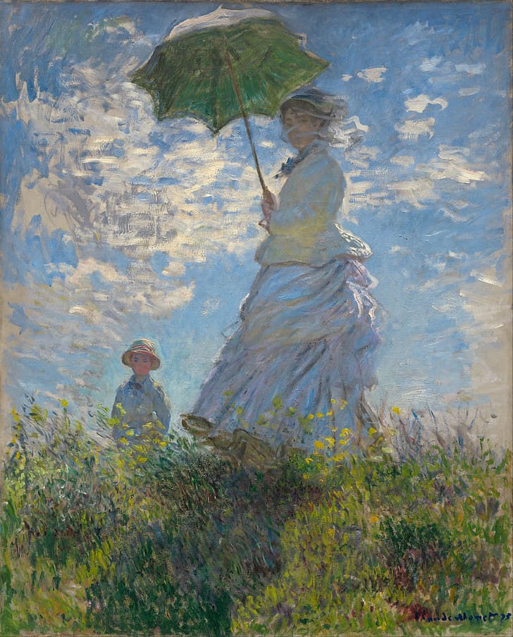 Claude Monet, 여성, HD 배경 화면, 핸드폰 배경화면