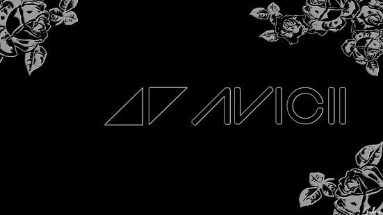 Avicii, roses, dark, HD wallpaper HD wallpaper