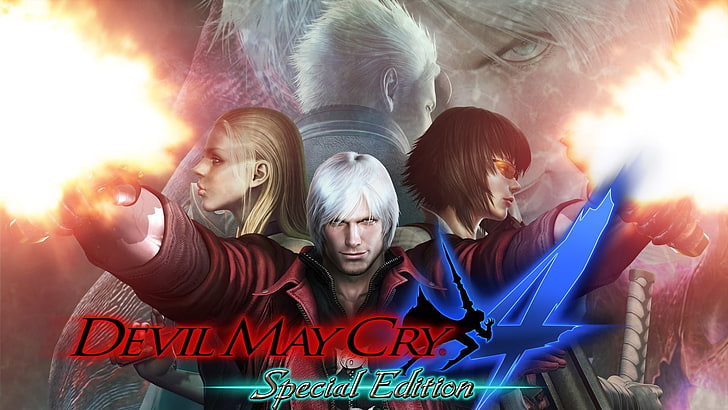 Devil May Cry, Dante, Vergil, Trish, Lady (Devil May Cry), HD tapet
