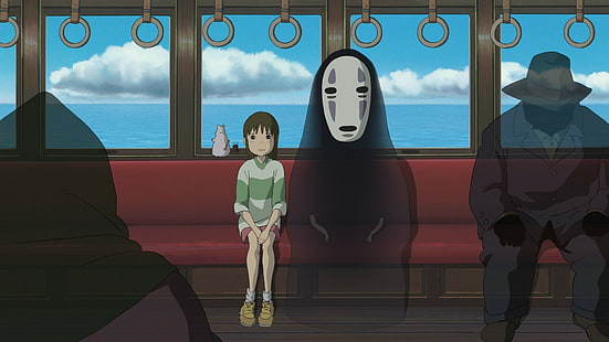 Spirited Away, Chihiro, อะนิเมะ, สาวอะนิเมะ, มังงะ, Studio Ghibli, วอลล์เปเปอร์ HD HD wallpaper