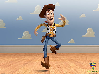 Woody em Toy Story 3 HD, ilustração amadeirada de toy story 3, filmes, em, 3, história, brinquedo, pixars, amadeirado, HD papel de parede HD wallpaper