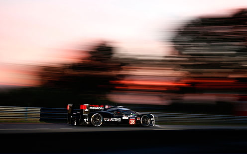 schwarzes Formel 1 Auto, Le Mans, Porsche, Sportwagen, HD-Hintergrundbild HD wallpaper
