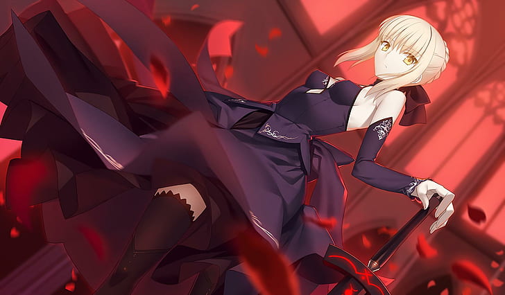 Anime Girls, Saber, Fate Series, Saber Alter, Stay Night, anime girls, saber, fate series, saber alter, stay night, 1920x1124, HD wallpaper