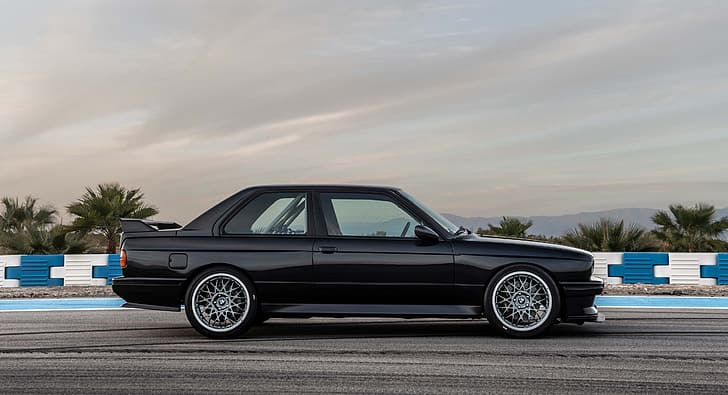 Black, Cramps, BMW E30 M3, Safety Frame, HD wallpaper