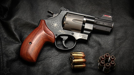 pistol, pistol, revolver, Smith dan Wesson Model 325, 0,45 ACP, Wallpaper HD HD wallpaper