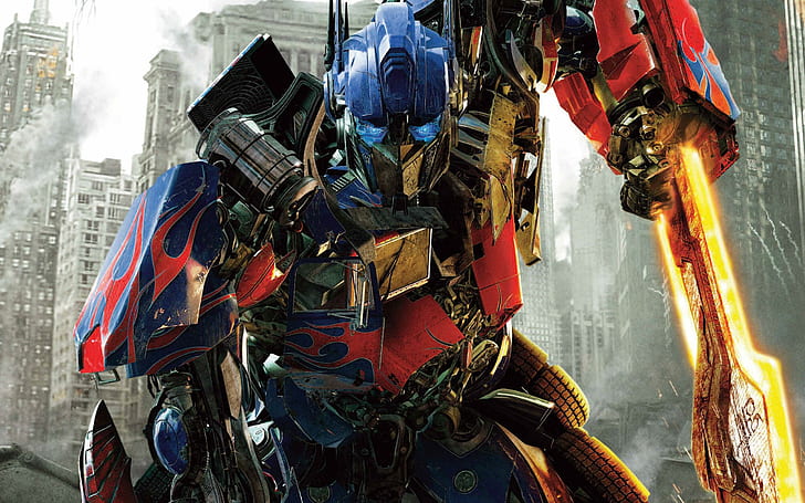 Optimus Prime Transformers Dark of the Moon, трансформатори, moon, dark, optimus, prime, HD тапет