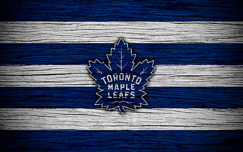 Хоккей, Торонто Мэйпл Лифс, Эмблема, Лого, НХЛ, HD обои HD wallpaper