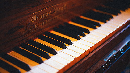 آلة موسيقية ، بيانو ، لوحة مفاتيح ، أداة ، لوحة مفاتيح موسيقية، خلفية HD HD wallpaper
