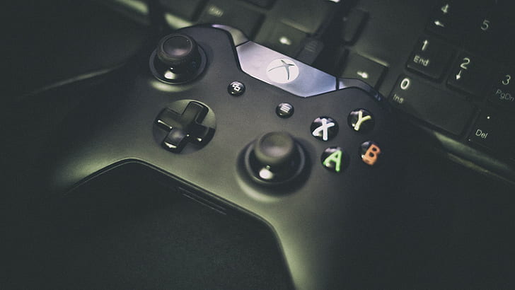 joystick, Xbox One, keyboards, controllers, video games, HD wallpaper