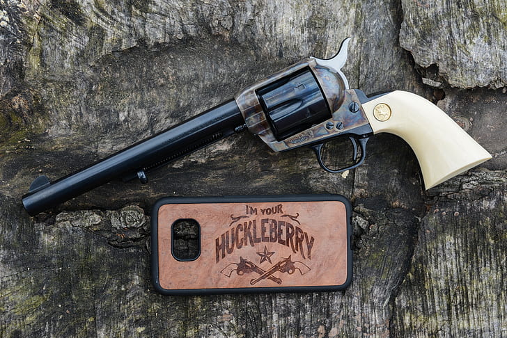 trunk, Colt, Revolver, HD wallpaper
