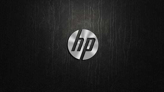 logo in metallo hp-HD digitale, carta da parati digitale HP, Sfondo HD HD wallpaper