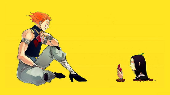 Anime, Hunter x Hunter, Hisoka (Hunter × Hunter), Illumi Zoldyck, Sfondo HD HD wallpaper