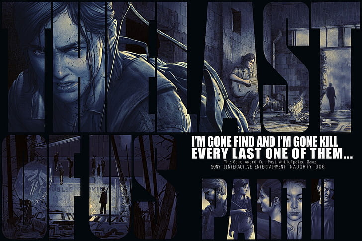 วิดีโอเกม The Last of Us Part II, Ellie (The Last of Us), Fan Art, วอลล์เปเปอร์ HD