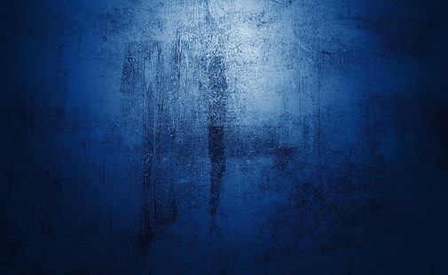 Azul, concreto, parede, artístico, grunge, azul, parede, concreto, HD papel de parede HD wallpaper