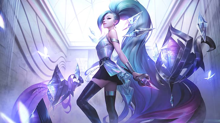 Seraphine, Seraphine (League of Legends), K/DA, kda, music, League of Legends, Riot Games, HD wallpaper