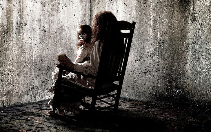 The Conjuring Doll Chair Creepy HD, ภาพยนตร์, ขนลุก, เก้าอี้, ตุ๊กตา, ปลุกผี, วอลล์เปเปอร์ HD