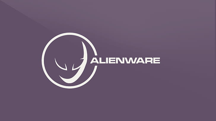 Alienware, logo, perusahaan, video game, Dell, sederhana, minimalis, Wallpaper HD