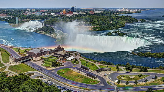 Ниагарский водопад Онтарио мост, HD обои HD wallpaper