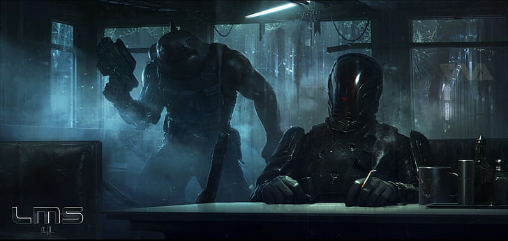 mercenaries, Last Man Standing: Killbook of a Bounty Hunter, futuristic, warrior, HD wallpaper