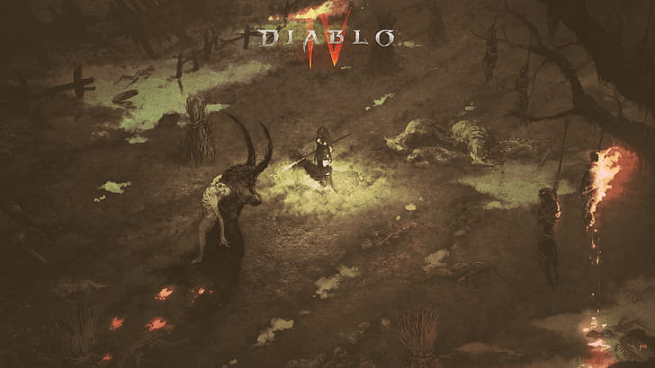 diablo 4, diablo iv, Diablo, RPG, Lilith, Lilith (Diablo), sanctuary, javo, Blizzard Entertainment, BlizzCon, Wallpaper HD