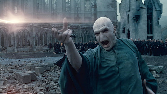Lord Voldemort, filmer, Harry Potter and the Deathly Hallows, Lord Voldemort, Draco Malfoy, HD tapet HD wallpaper