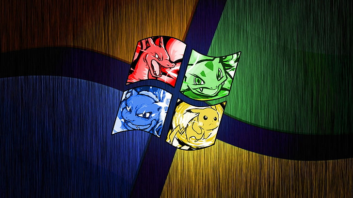 Ilustracja postaci Pokemona, Pokémon, Microsoft Windows, Tapety HD