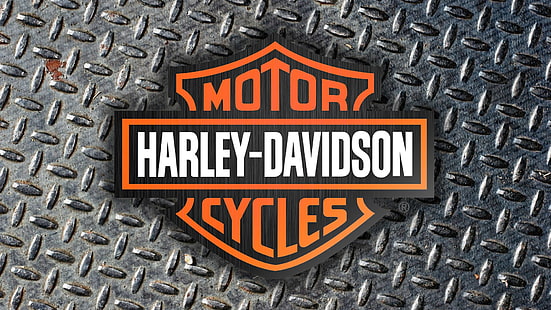 ハーレーダビッドソンのロゴ、オートバイ、ハーレーダビッドソンのロゴ、 HDデスクトップの壁紙 HD wallpaper