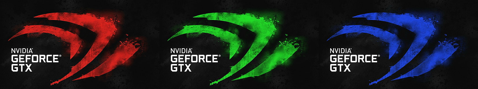 Лого на NVIDIA Geforce GTX, Nvidia, GeForce, колаж, HD тапет HD wallpaper