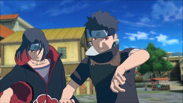 Videospiel, Naruto Shippuden: Ultimativer Ninja-Sturm 4, Itachi Uchiha, Shisui Uchiha, HD-Hintergrundbild