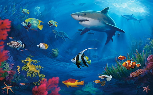 sea life, HD wallpaper HD wallpaper