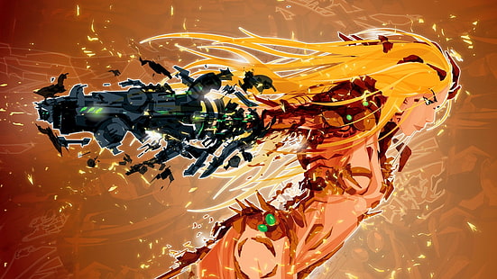 женский персонаж аниме картинки, Самус Аран, Metroid, HD обои HD wallpaper