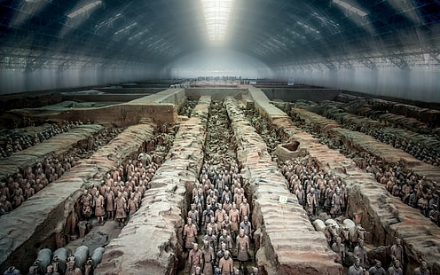 terracotta army, history, China, HD wallpaper HD wallpaper