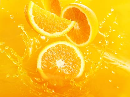  squirt, orange, juice, slices, HD wallpaper HD wallpaper