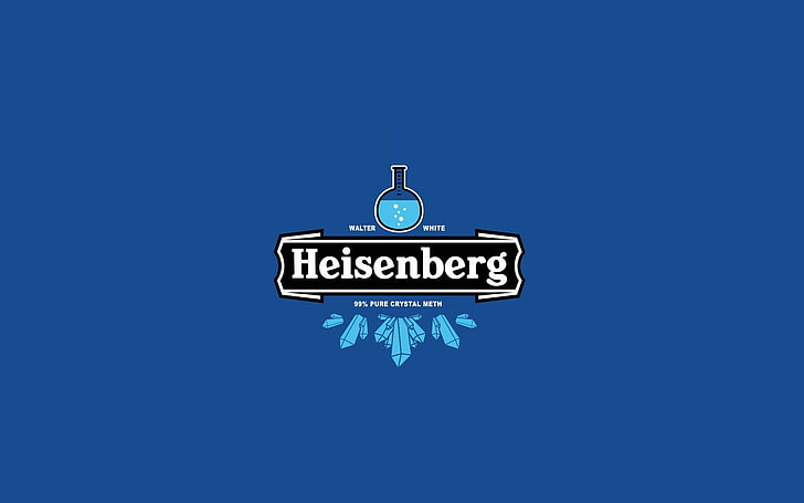 Logo Heisenbert, Breaking Bad, télévision, Heisenberg, Walter White, Fond d'écran HD