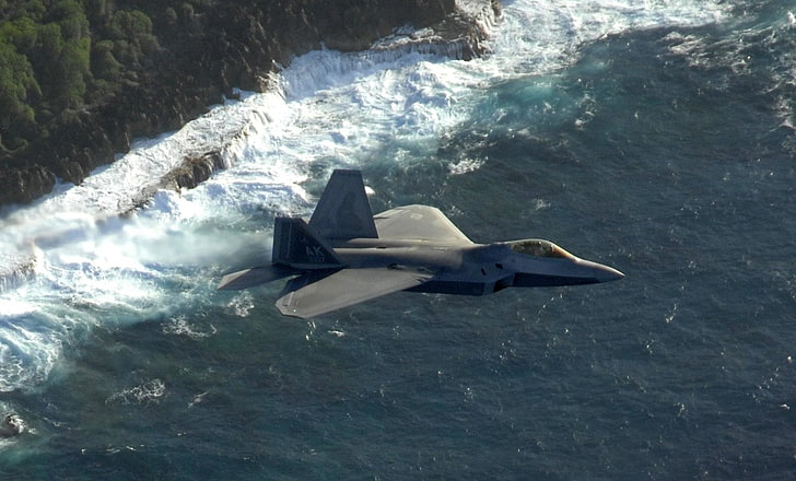 Myśliwce odrzutowe, Lockheed Martin F-22 Raptor, Tapety HD