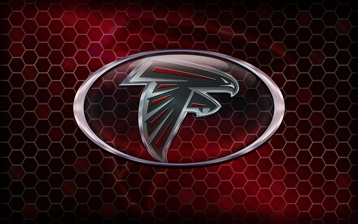 Atlanta Falcons logo, atlanta falcons, american football, logo, HD wallpaper