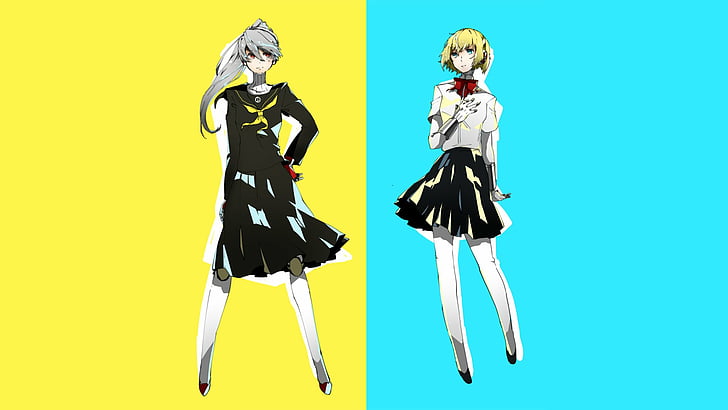 Persona, Persona 4: Arena, Aigis (Persona), Anime, Labrys (Persona), Video Game, HD wallpaper